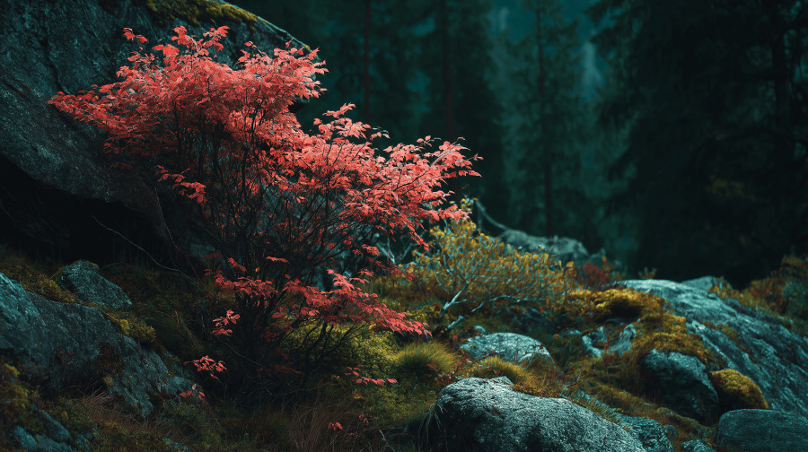Red Shrub puzzle preview